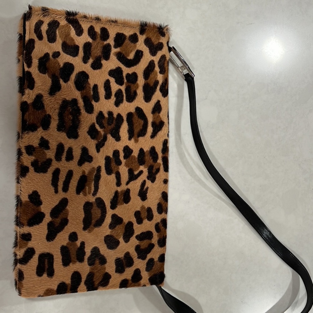 BCBG leopard shoulder bag